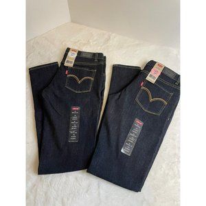 Girls Levi’s 710 Super Skinny Jeans 2 Pair Size 16